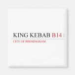 King Kebab  Magnets (more shapes)