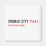 Cronje City  Magnets (more shapes)