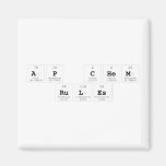 AP chem
 rules  Magnets (more shapes)
