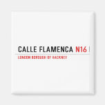 Calle Flamenca  Magnets (more shapes)