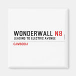 wonderwall  Magnets (more shapes)