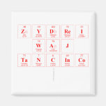Zydrei
 Waj
 Tancinco
   Magnets (more shapes)