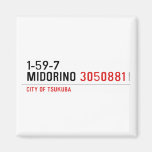 1-59-7  MIDORINO  Magnets (more shapes)