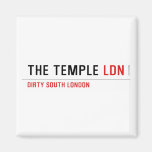 The Temple  Magnets (more shapes)