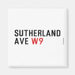 Sutherland ave  Magnets (more shapes)