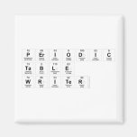Periodic Table Writer  Magnets (more shapes)