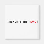 Granville Road  Magnets (more shapes)