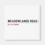 Meadowlands Road  Magnets (more shapes)
