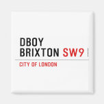 DBOY BRIXTON  Magnets (more shapes)