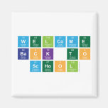 Welcome
 Back to
 School  Magnets (more shapes)