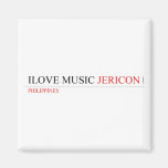 ilove music  Magnets (more shapes)