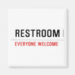Restroom  Magnets (more shapes)