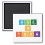 Wine
 o
 clock  Magnets (more shapes)