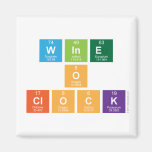 Wine
 o
 clock  Magnets (more shapes)