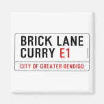 Brick Lane Curry  Magnets (more shapes)
