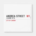 Andrea street   Magnets (more shapes)