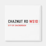 Chaznut rd  Magnets (more shapes)