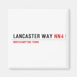 Lancaster Way  Magnets (more shapes)