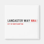 Lancaster Way  Magnets (more shapes)