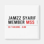 Jamzz Syarif Member  Magnets (more shapes)