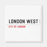 LONDON WEST   Magnets (more shapes)