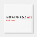 MORSHEAD  ROAD  Magnets (more shapes)