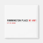 Rimmington Place  Magnets (more shapes)