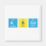 ABCD  Magnets (more shapes)