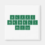 Happy
 Birthday
 Paula  Magnets (more shapes)