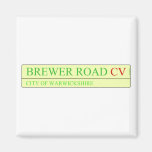 brewer road  Magnets (more shapes)