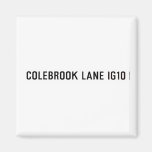 COLEBROOK LANE  Magnets (more shapes)
