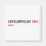 Lovelurveluv  Magnets (more shapes)