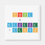 PHETLA
    &
 MAKEKE
 =DENNIS  Magnets (more shapes)