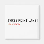 THREE POINT LANE  Magnets (more shapes)