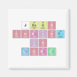 Jesus
 Christ
 Is
 Lord  Magnets (more shapes)