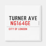 turner ave   Magnets (more shapes)