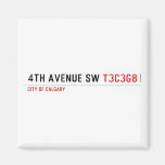 4th Avenue SW  Magnets (more shapes)