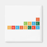 I
 love
 chemistry  Magnets (more shapes)