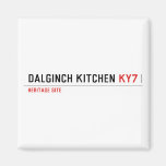 Dalginch Kitchen  Magnets (more shapes)