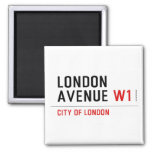 London Avenue  Magnets (more shapes)