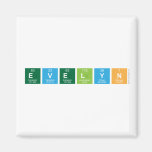 Evelyn  Magnets (more shapes)
