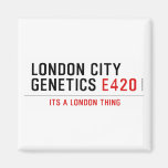LONDON CITY  GENETICS  Magnets (more shapes)