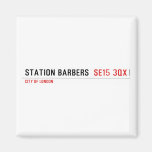 Station barbers   Magnets (more shapes)