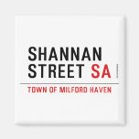 Shannan Street  Magnets (more shapes)