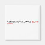 Gentlemens Lounge  Magnets (more shapes)