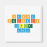 Happy 
 Periodic
 Table 
 Day  Magnets (more shapes)