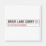 Brick Lane Curry  Magnets (more shapes)