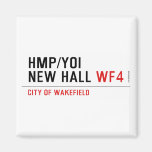 HMP/YOI  NEW HALL  Magnets (more shapes)
