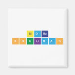 Sidra
 Souliman  Magnets (more shapes)