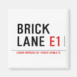 Brick lane  Magnets (more shapes)